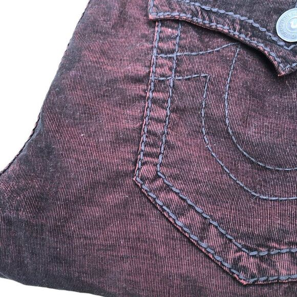 Rare true religion jeans size 42 GENO FLAP T red/Black - Picture 14 of 15